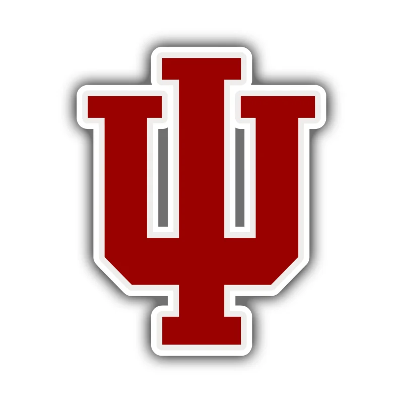 Indiana Hoosiers Full Color Vinyl Decal - Custom Size