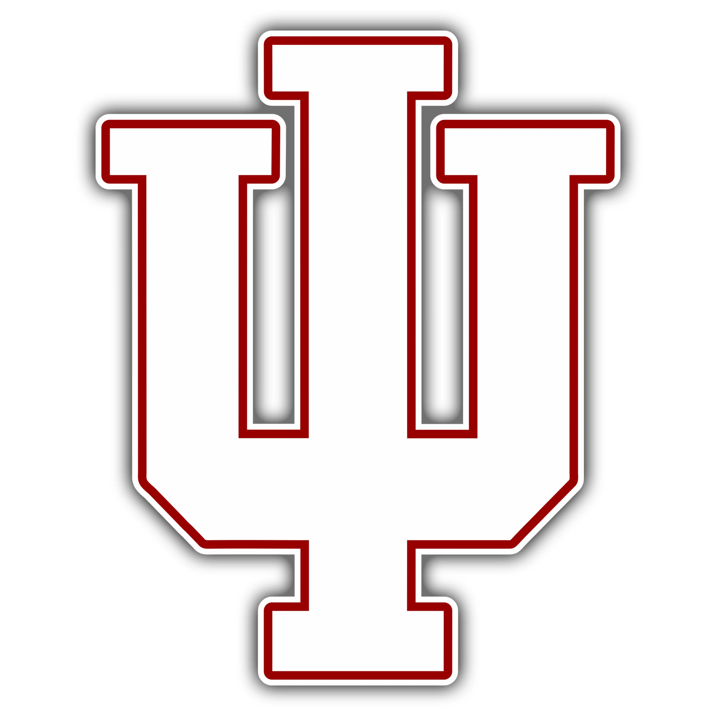 Indiana Hoosiers Full Color Vinyl Decal - Custom Size