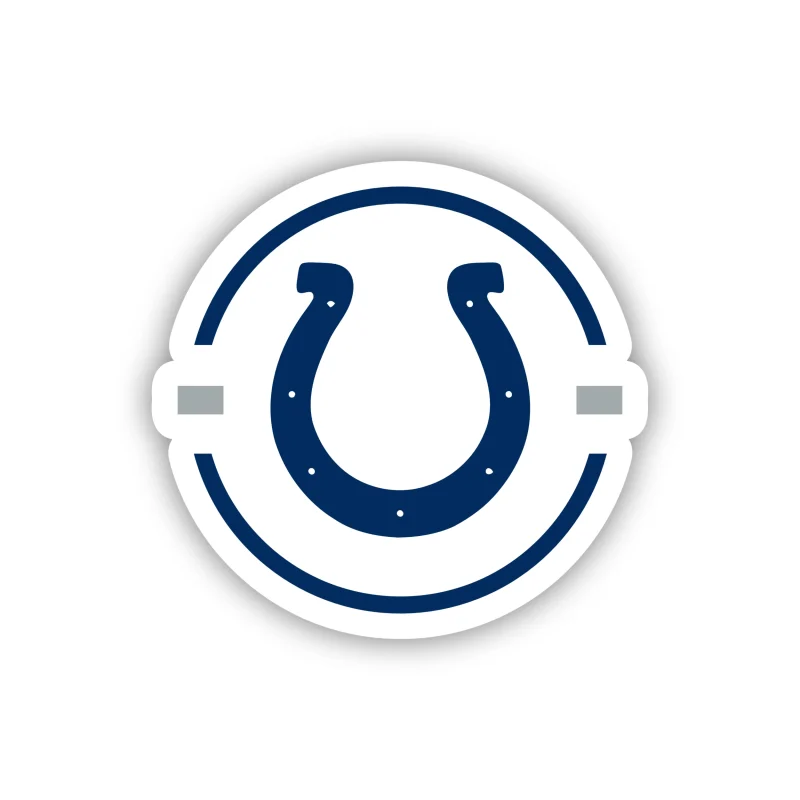 Indianapolis Colts Full Color Vinyl Sticker - Custom Size