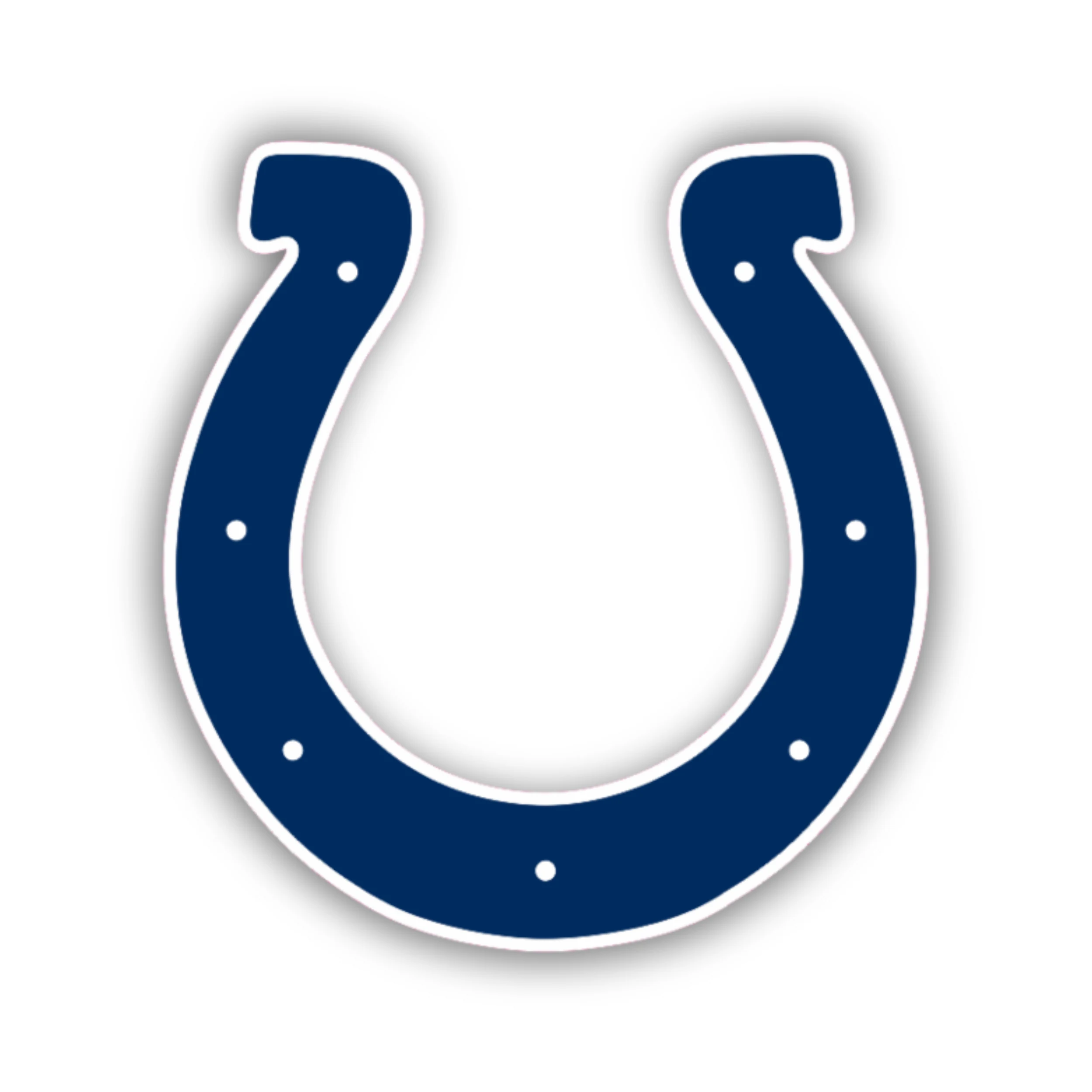 Indianapolis Colts - Horseshoe - Temporary Tattoo