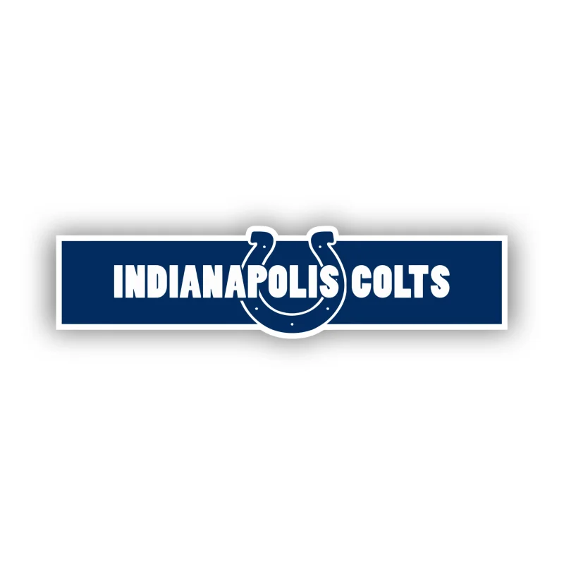 Indianapolis Colts - Rectangle - Temporary Tattoo