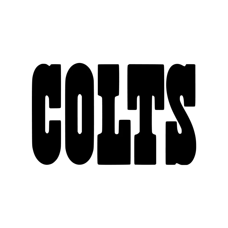 Indianapolis Colts Vinyl Decal - Custom Size