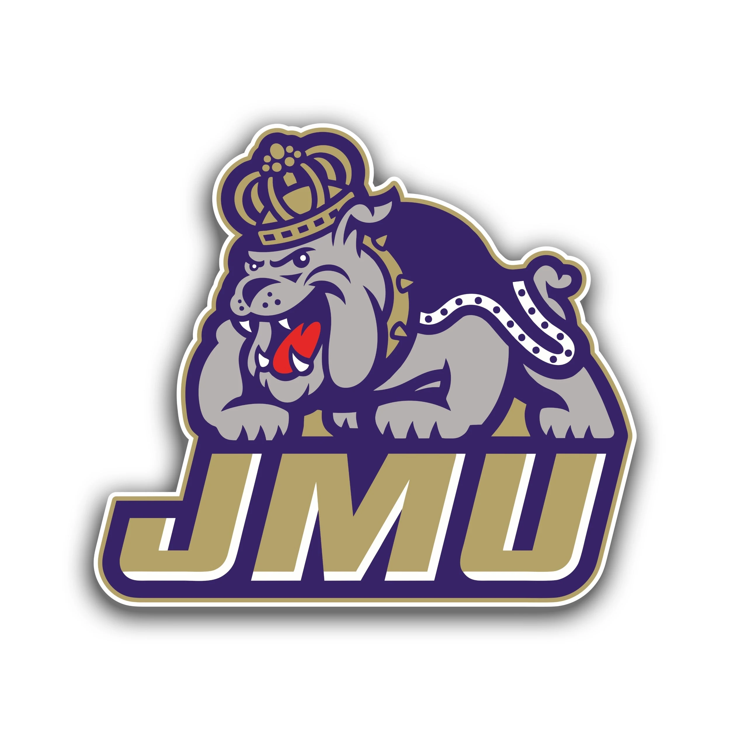 James Madison University Full Color Sticker - Custom Size