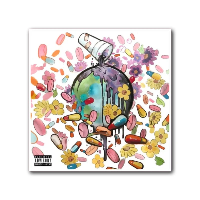 Juice Wrld Album Cover Full Color Vinyl Decal - Custom Size