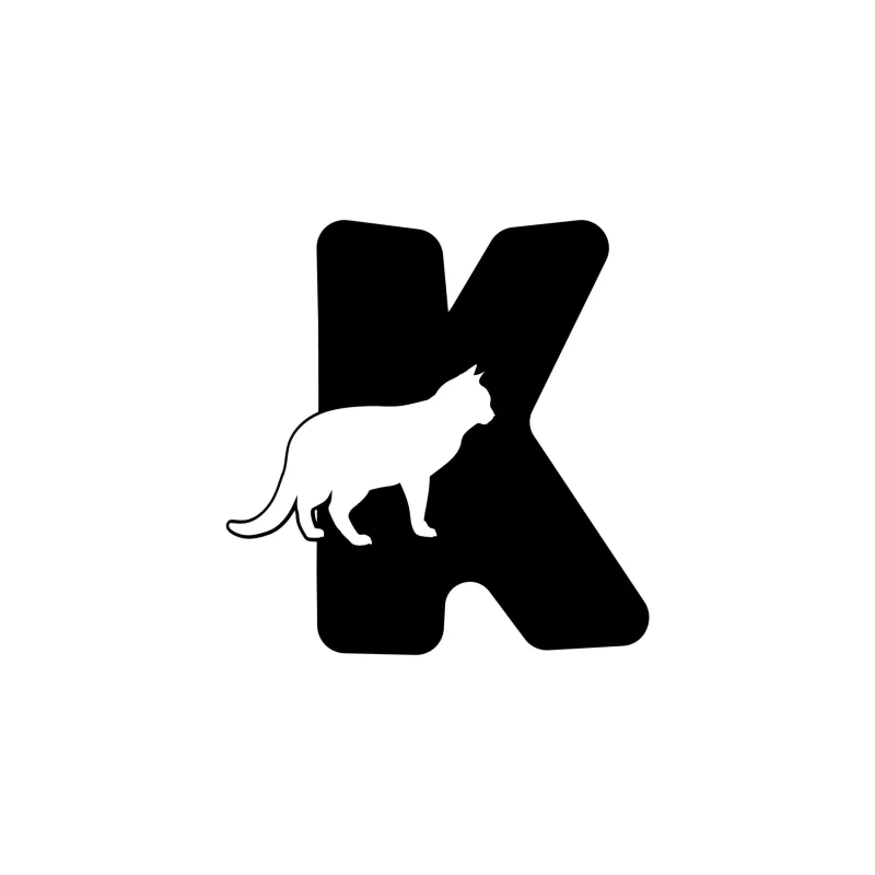 K - Alphabet - Vinyl Decal - Custom Size