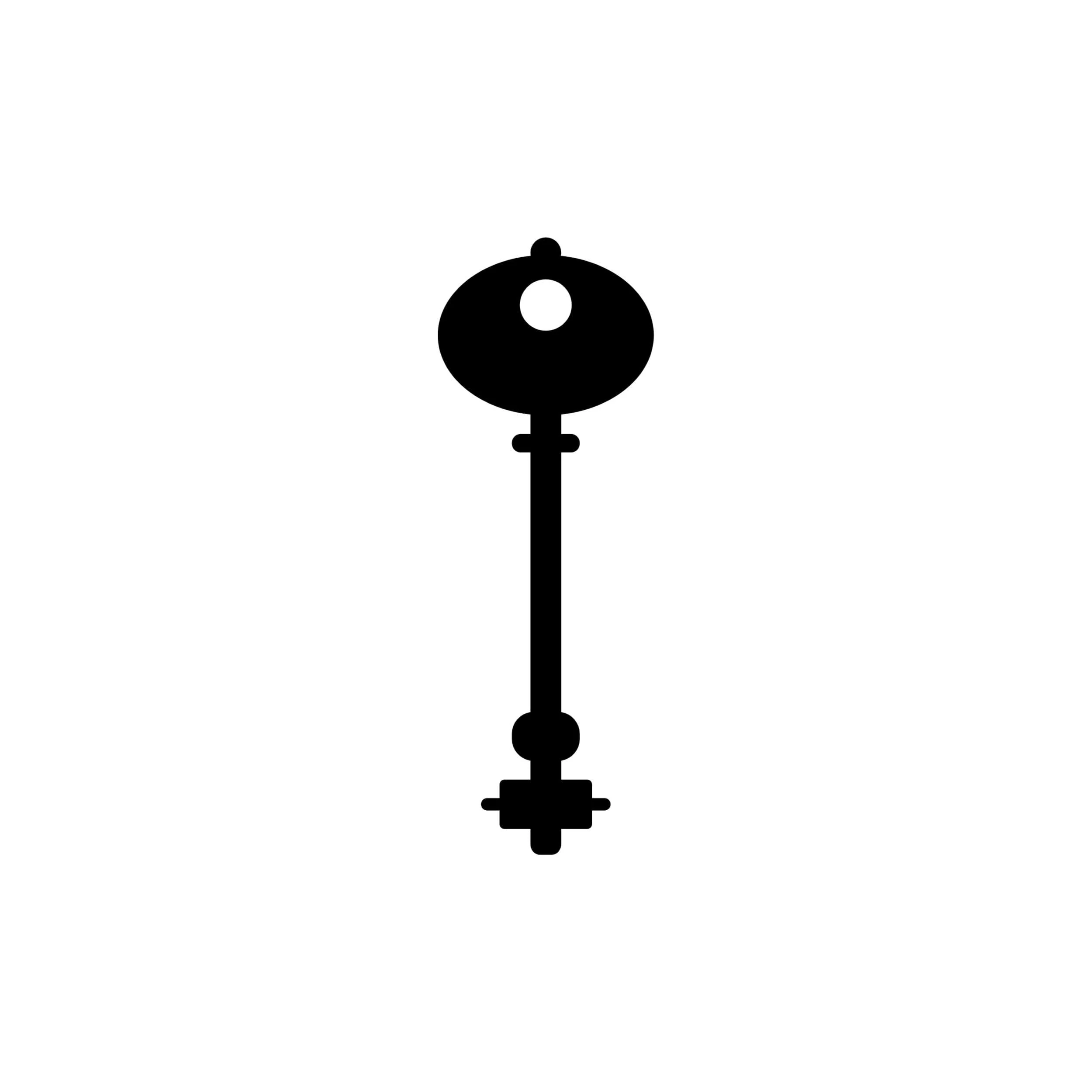 Key Vinyl Decal - Custom Size