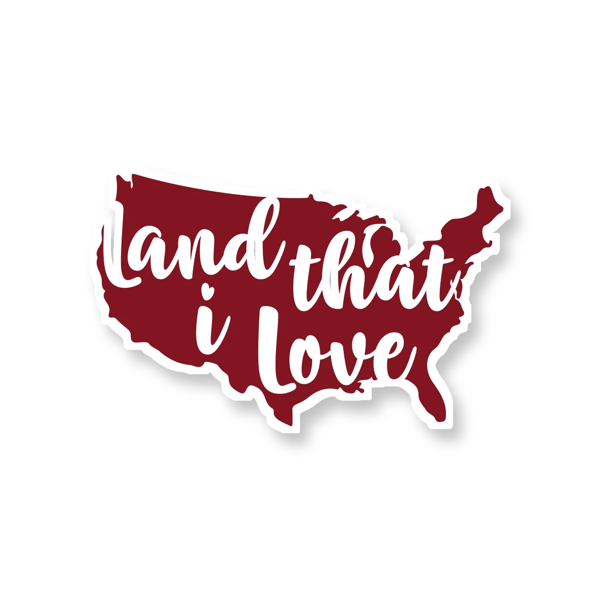 Land that I Love - Iron On DTF Transfer - Custom Size