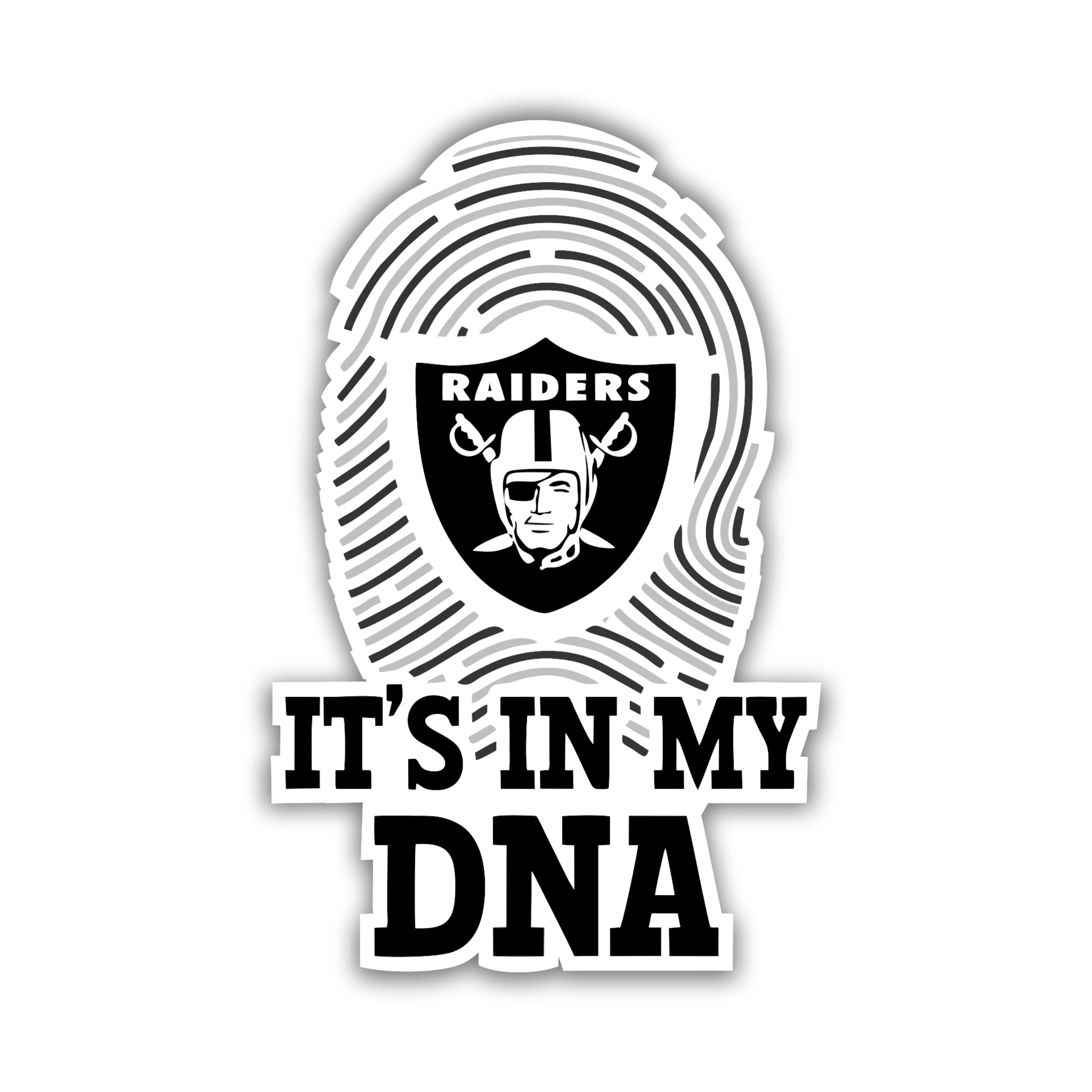 Las Vegas Raiders - DNA - Iron On DTF Transfer - Custom Size