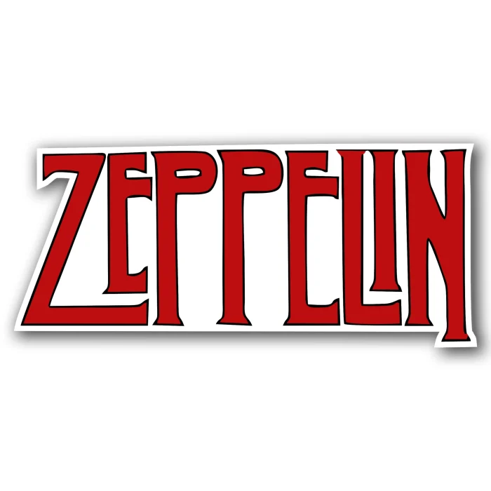 Sticker Led Zeplin Led Zeppelin Full Color Vinyl Decal – Custom Size – Sports Stickers USA