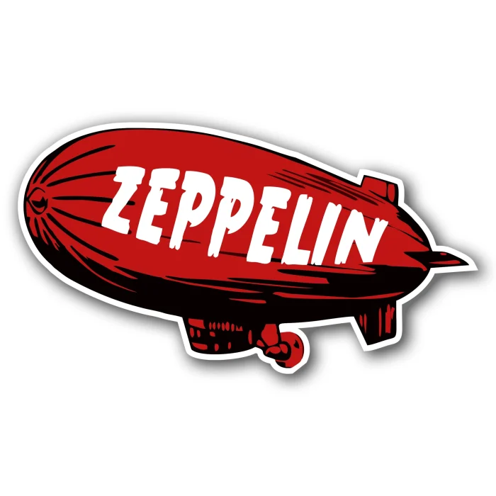 Sticker Led Zeplin Led Zeppelin Full Color Vinyl Decal – Custom Size – Sports Stickers USA