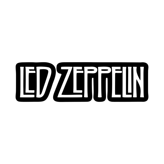 Sticker Led Zeplin Led Zeppelin Vinyl Decal – Custom Size – Sports Stickers USA