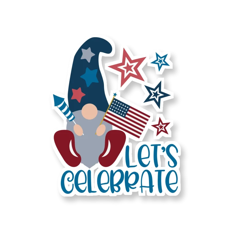 Lets Celebrate - Iron On DTF Transfer - Custom Size