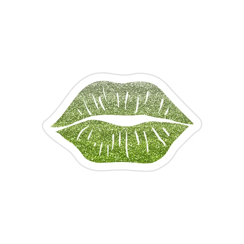 Lips - Full Color Vinyl Sticker - Custom Size