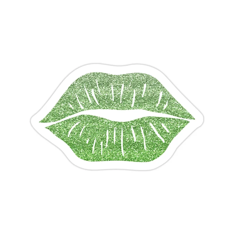 Lips - Full Color Vinyl Sticker - Custom Size