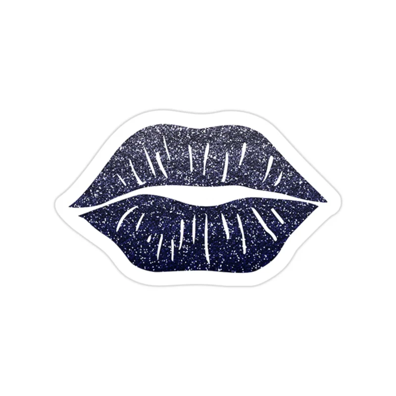 Lips - Full Color Vinyl Sticker - Custom Size