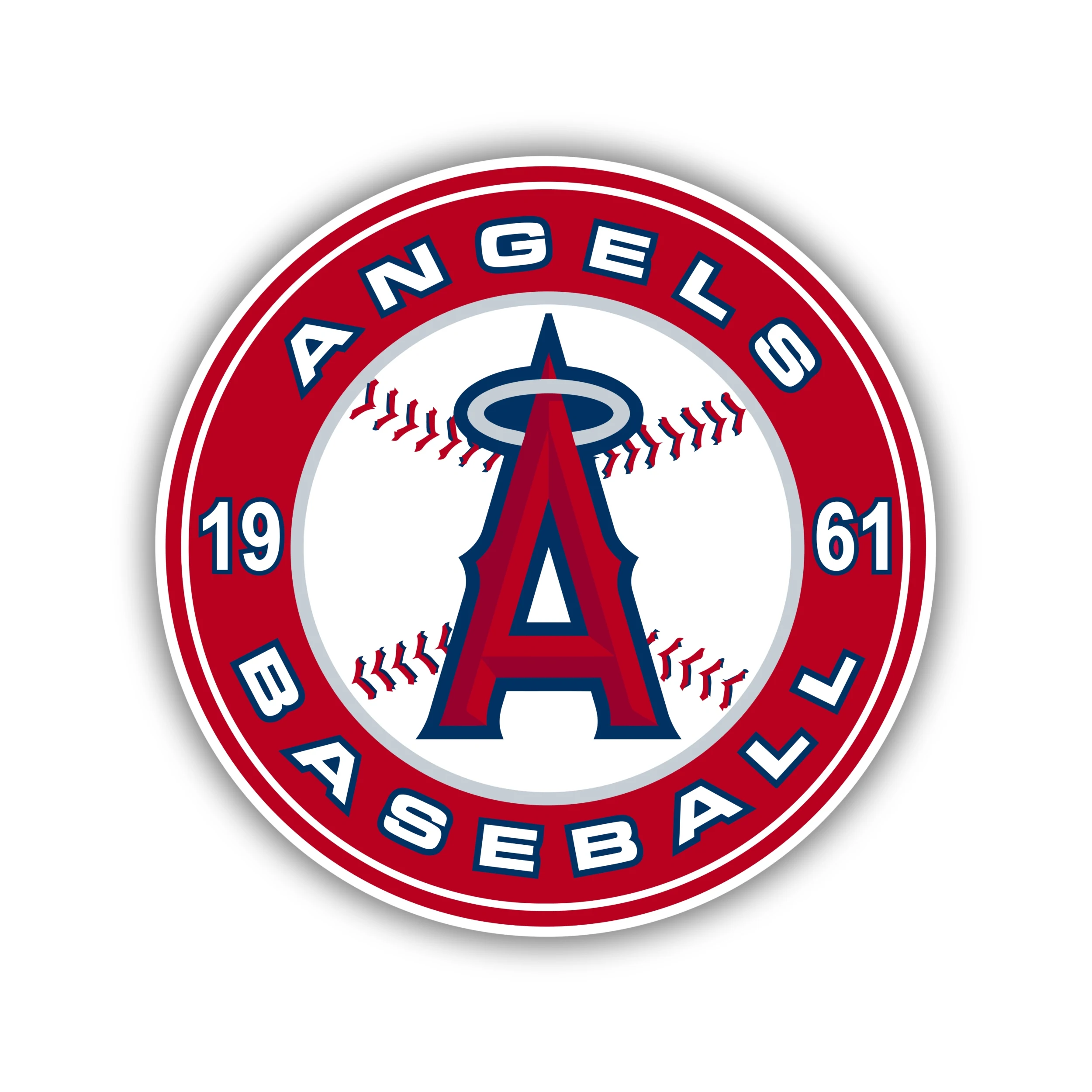 Los Angeles Angels - Circle - Temporary Tattoo