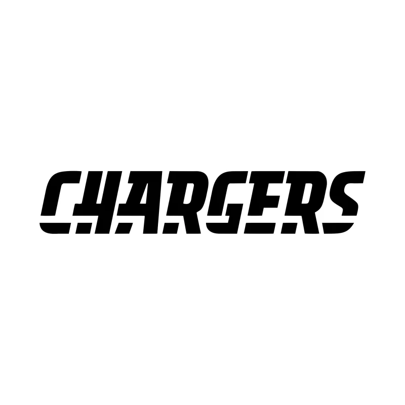 Los Angeles Chargers Vinyl Decal - Custom Size