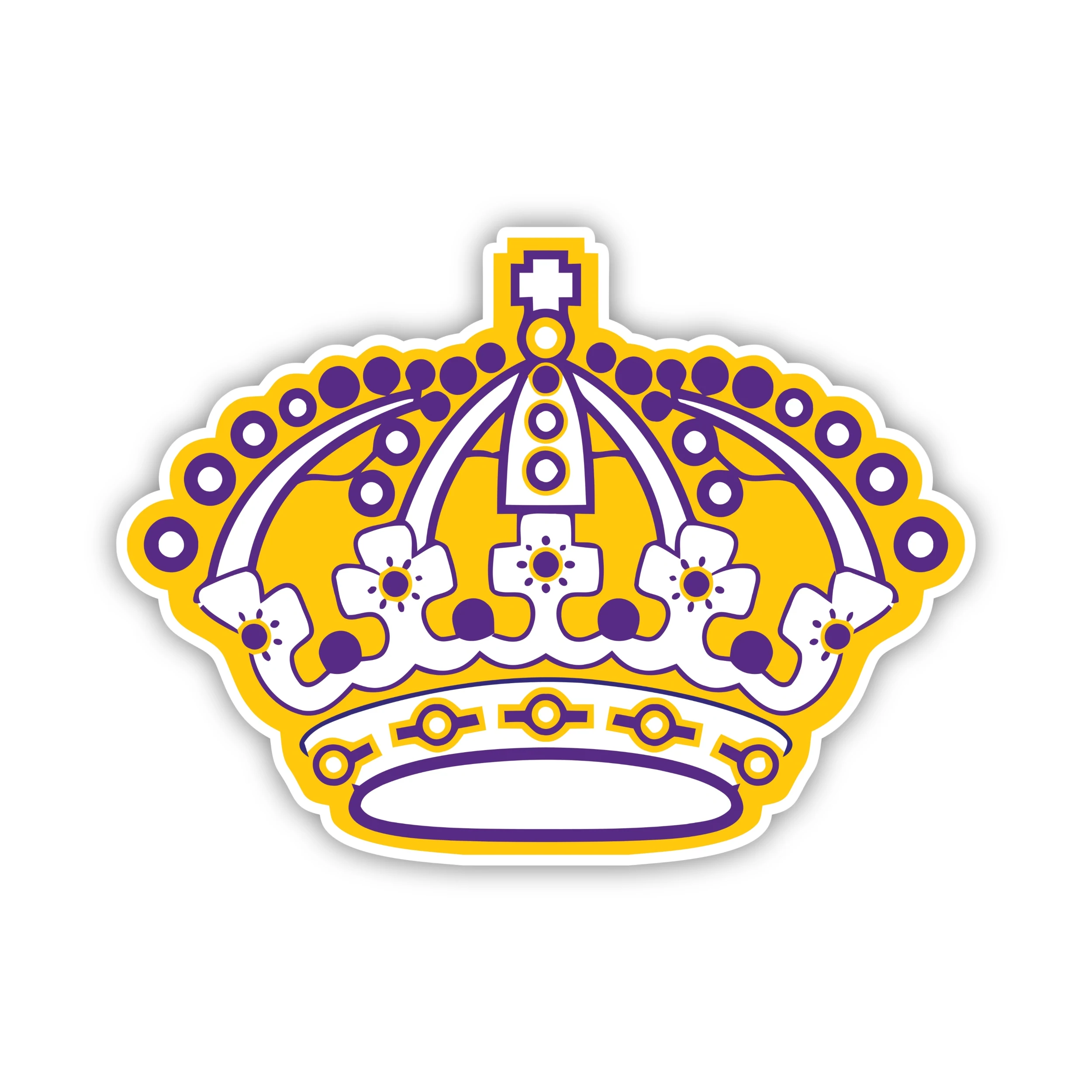 Los Angeles Kings - Crown - Iron On DTF Transfer - Custom Size
