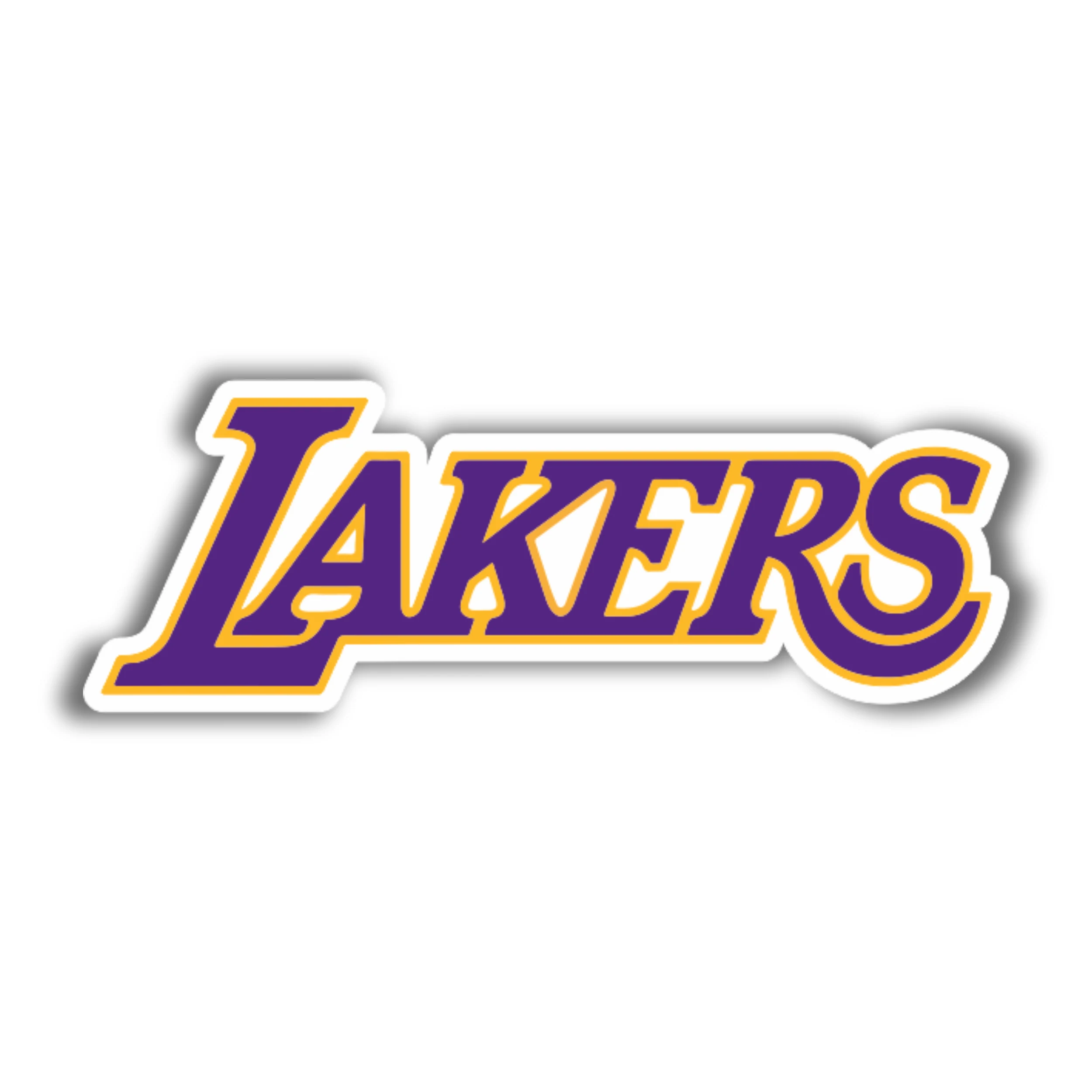 Los Angeles Lakers - L With Basketball - Temporary Tattoo