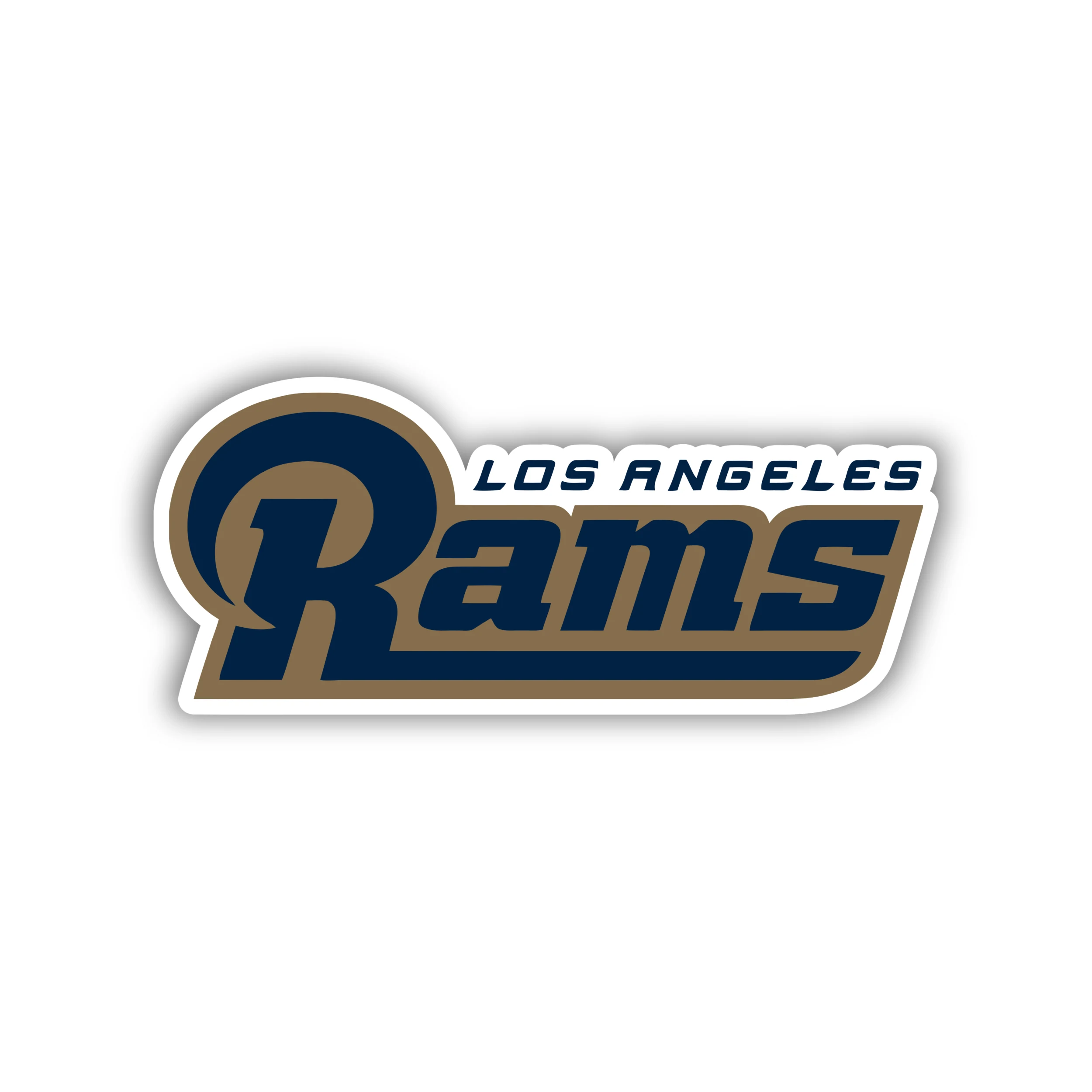 Los Angeles Rams - Lettering - Temporary Tattoo