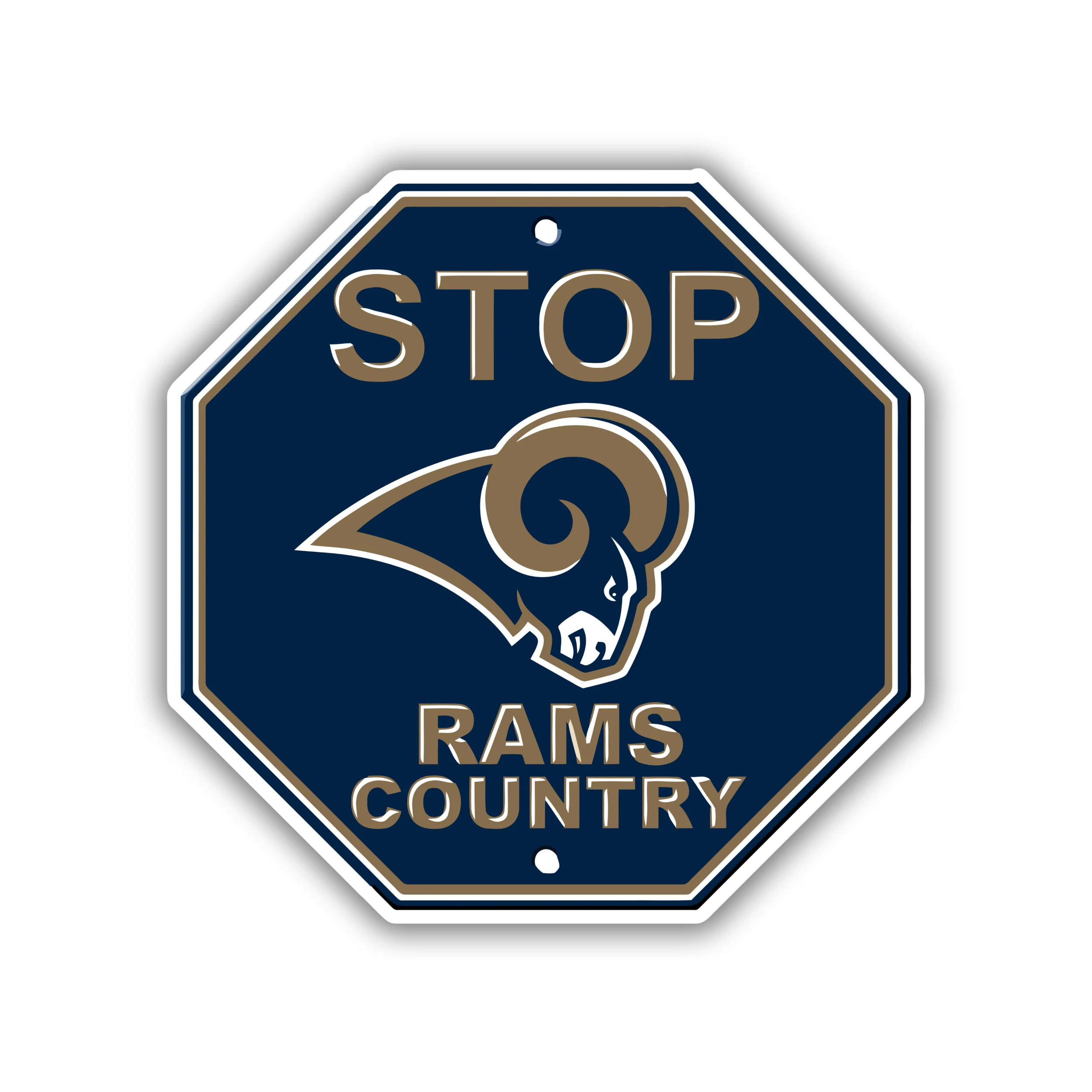 Los Angeles Rams - Stop Rams Country - Temporary Tattoo