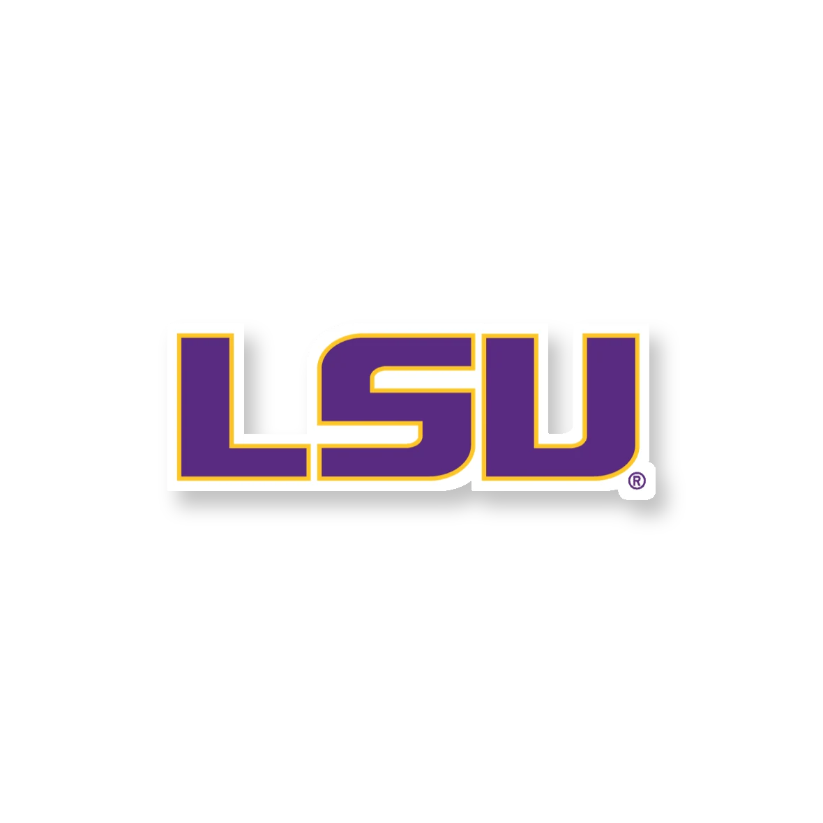 LSU Tigers - Alternate Logo - Iron On DTF Transfer - Custom Size