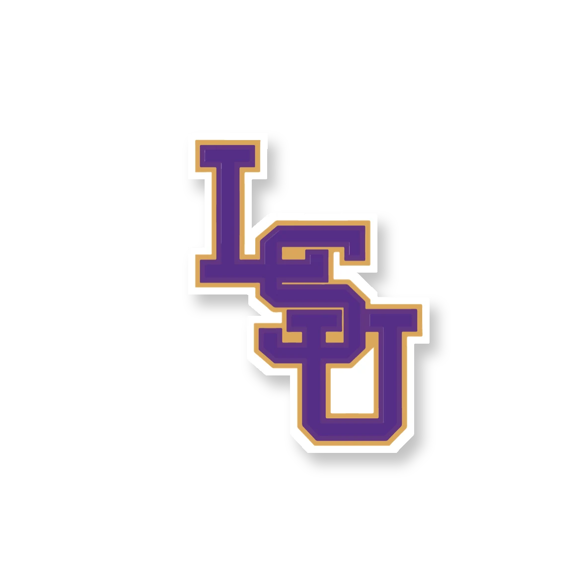 LSU Tigers - Logo 04 - Iron On DTF Transfer - Custom Size