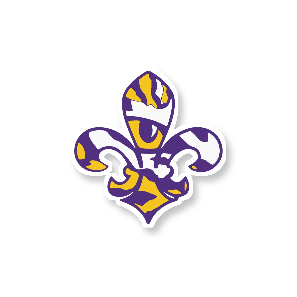 LSU Tigers - Logo 08 - Iron On DTF Transfer - Custom Size
