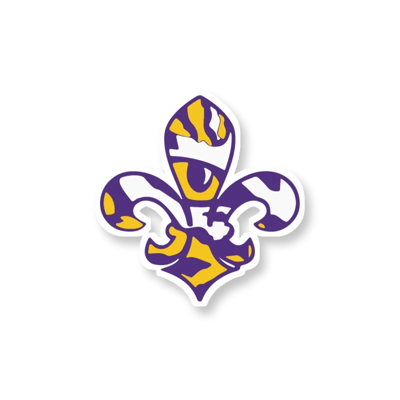 LSU Tigers - Logo 08 - Temporary Tattoo