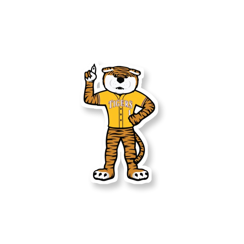 LSU Tigers - Logo 11 - Temporary Tattoo