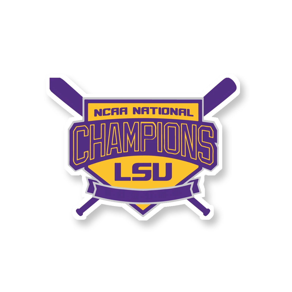 LSU Tigers - Logo 12 - Temporary Tattoo