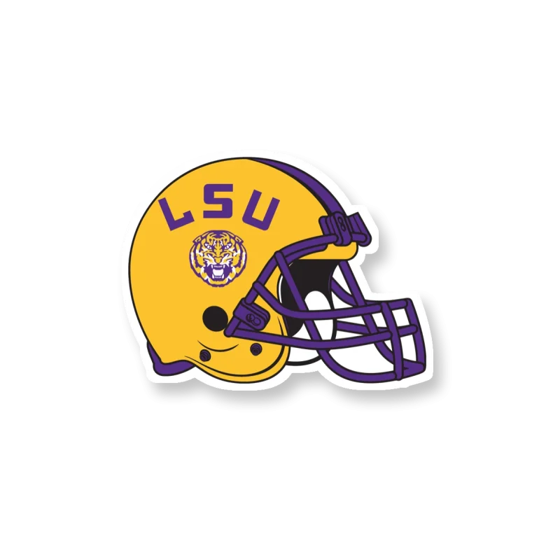 LSU Tigers - Logo 15 - Iron On DTF Transfer - Custom Size