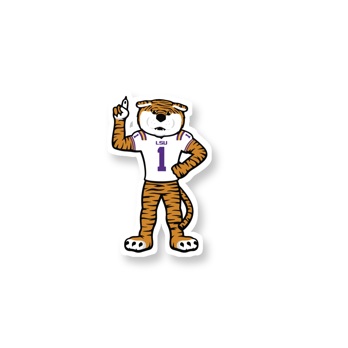 LSU Tigers - Logo 16 - Iron On DTF Transfer - Custom Size
