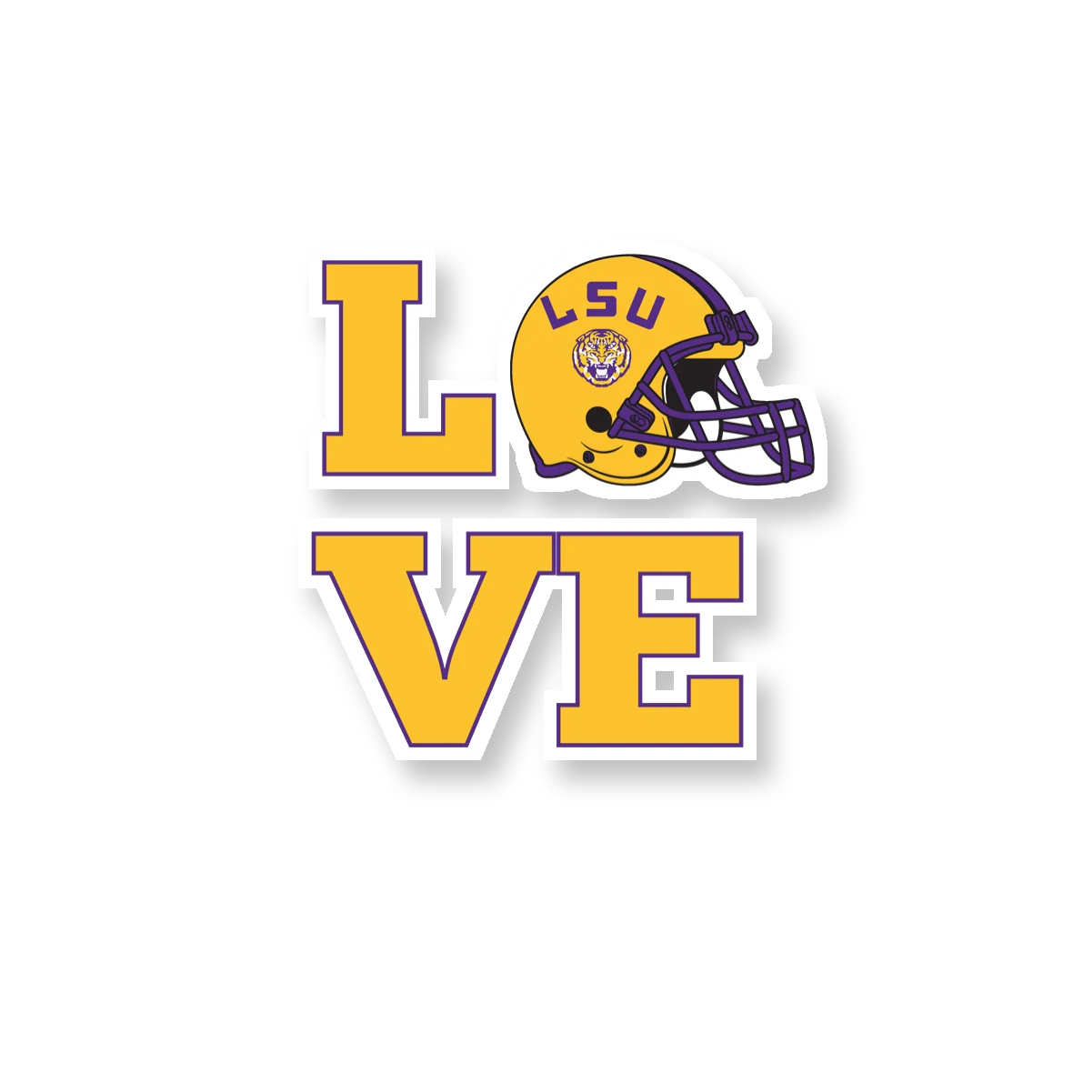 LSU Tigers - Logo 19 - Temporary Tattoo