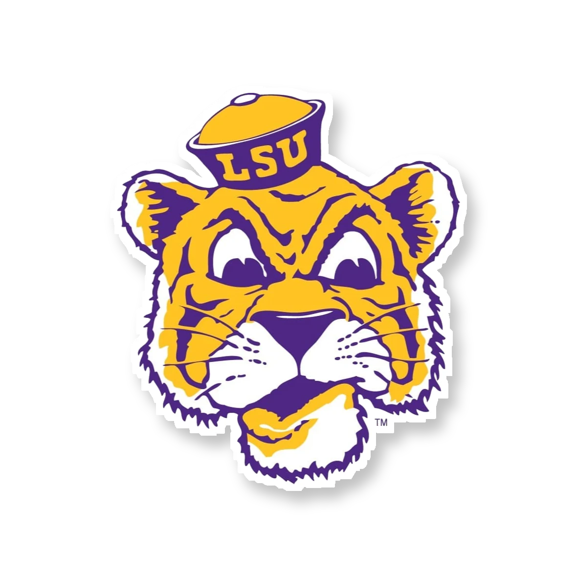 LSU Tigers - Logo 1955 - Temporary Tattoo
