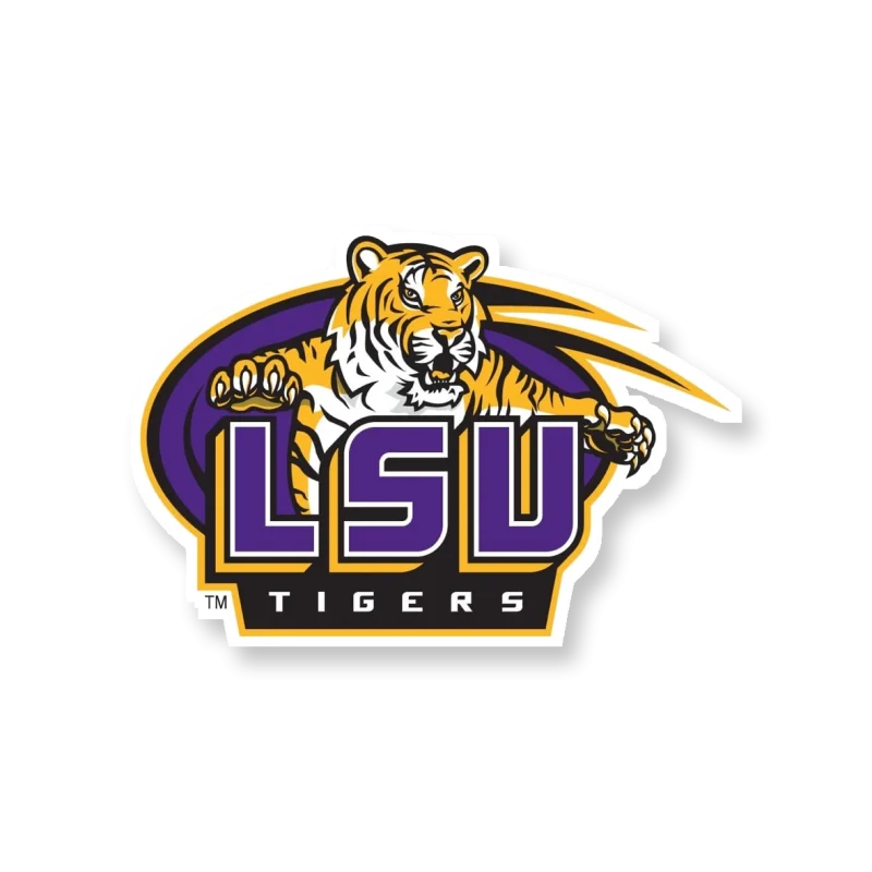 LSU Tigers - Logo 2002 - Iron On DTF Transfer - Custom Size