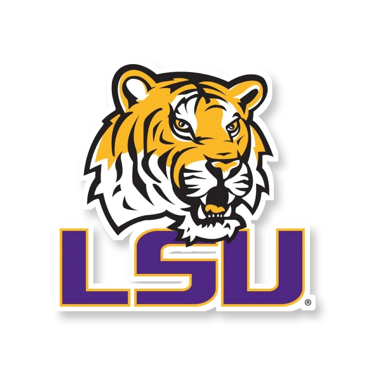 LSU Tigers - Logo 2007 - Iron On DTF Transfer - Custom Size