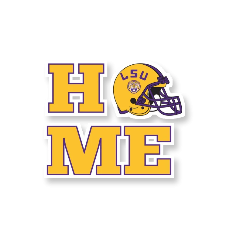 LSU Tigers - Logo 21 - Iron On DTF Transfer - Custom Size