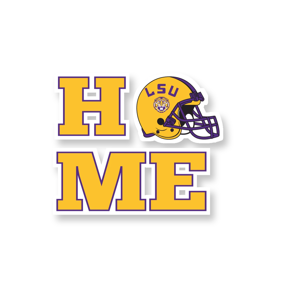 LSU Tigers - Logo 21 - Iron On DTF Transfer - Custom Size