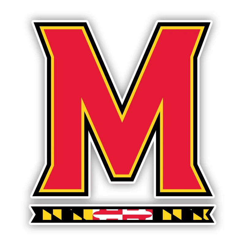Maryland Terrapins - M - Iron On DTF Transfer - Custom Size