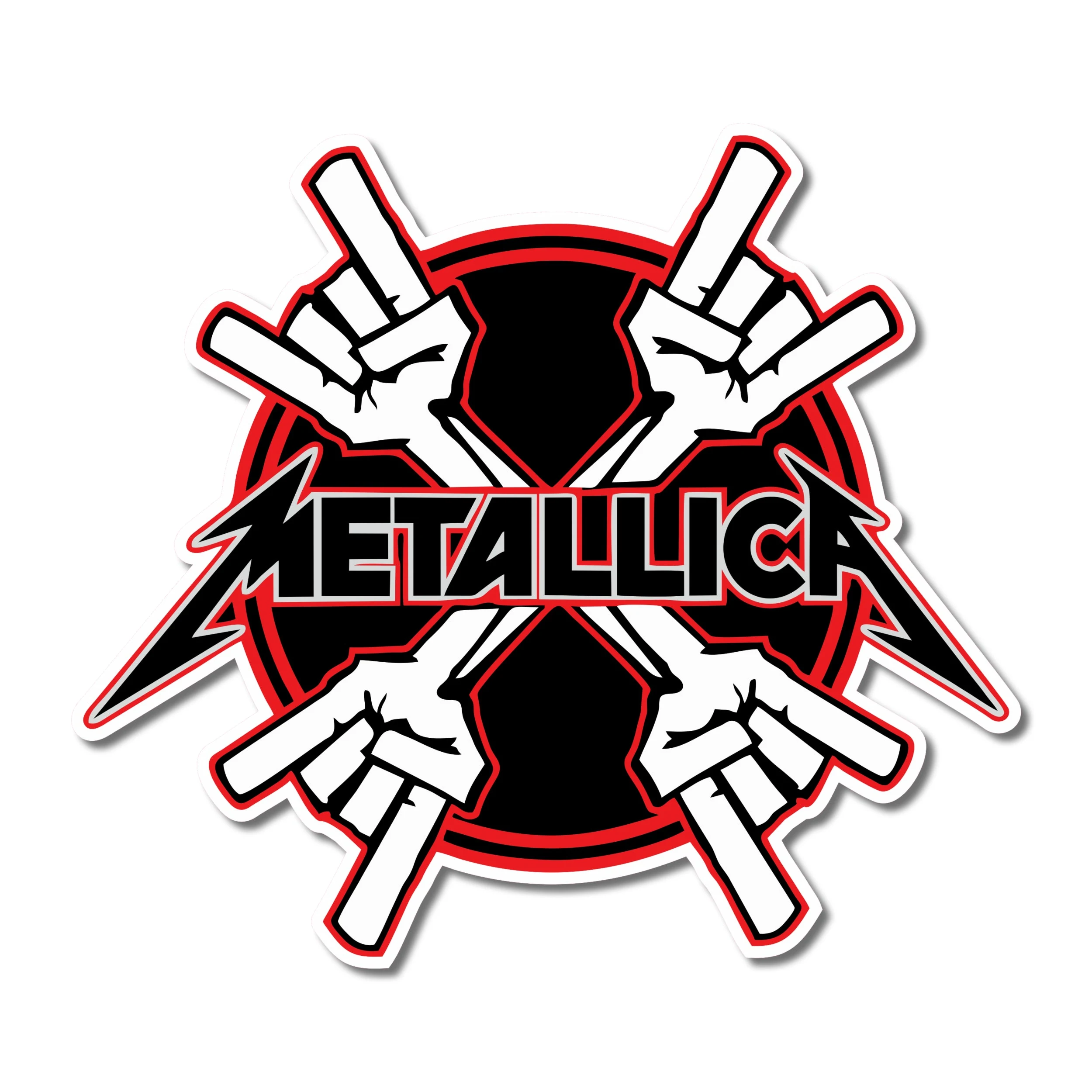 Metallica Full Color Vinyl Decal - Custom Size