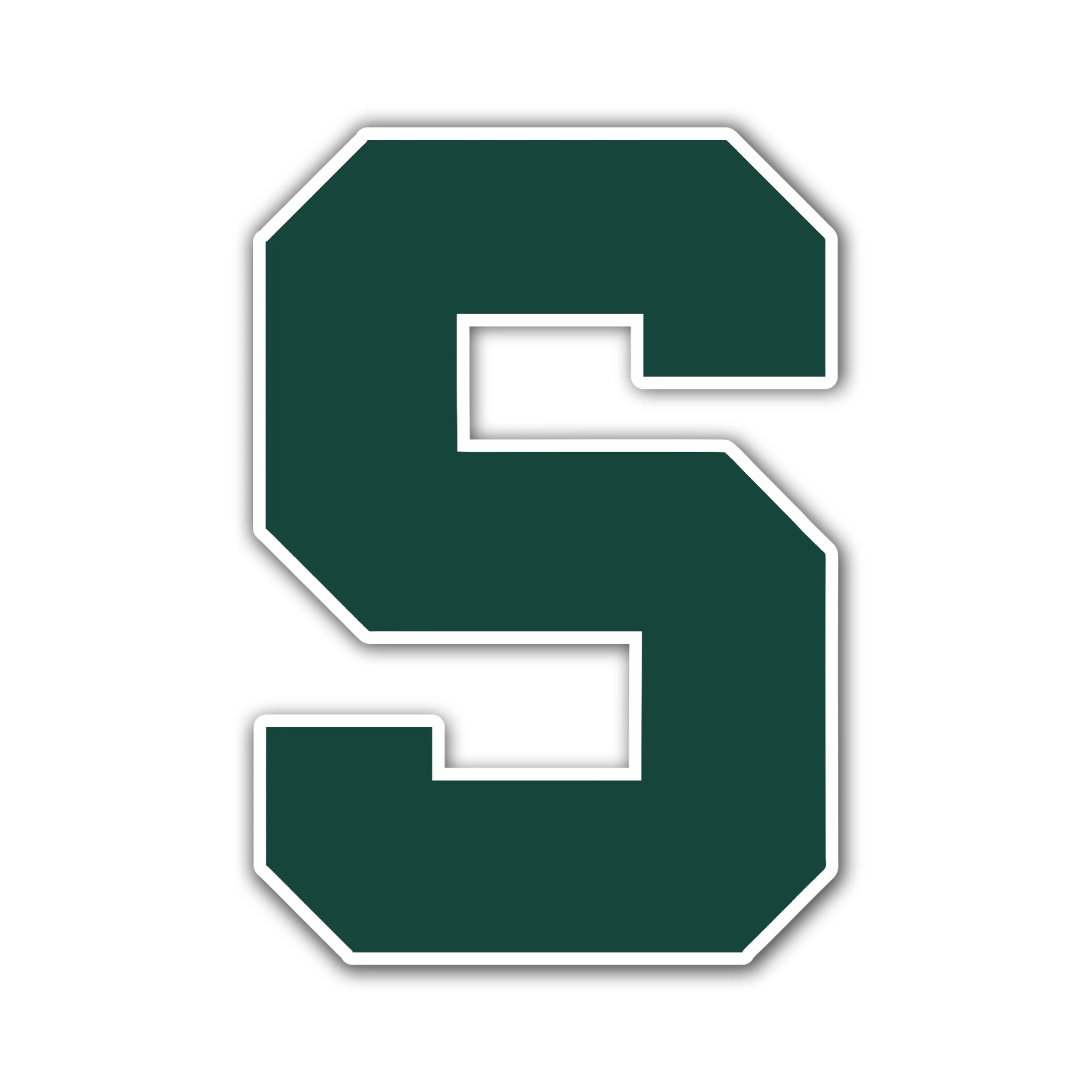 Michigan State Spartans - S - Full Color Vinyl Decal - Custom Size