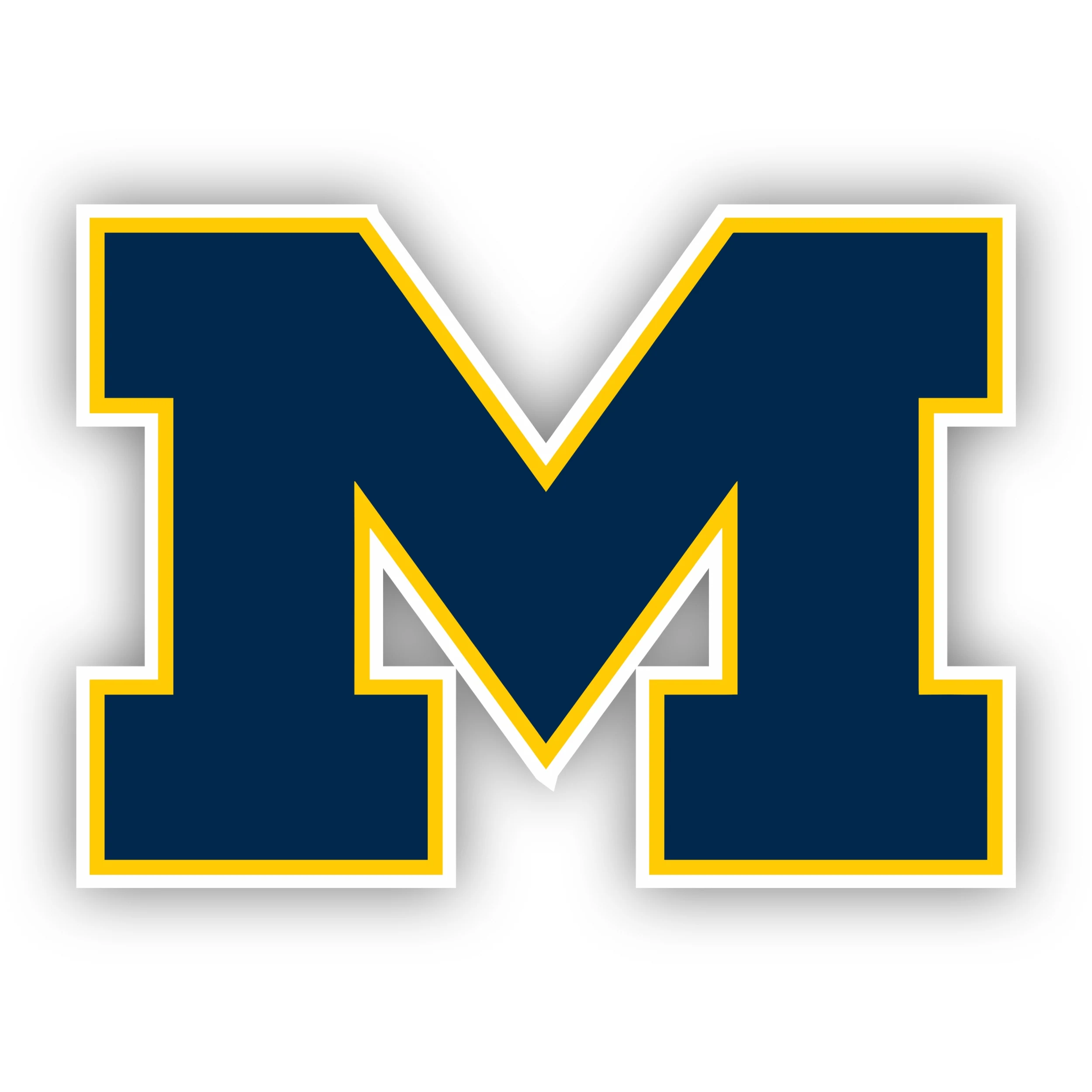 Michigan Wolverines - Blue M - Temporary Tattoo