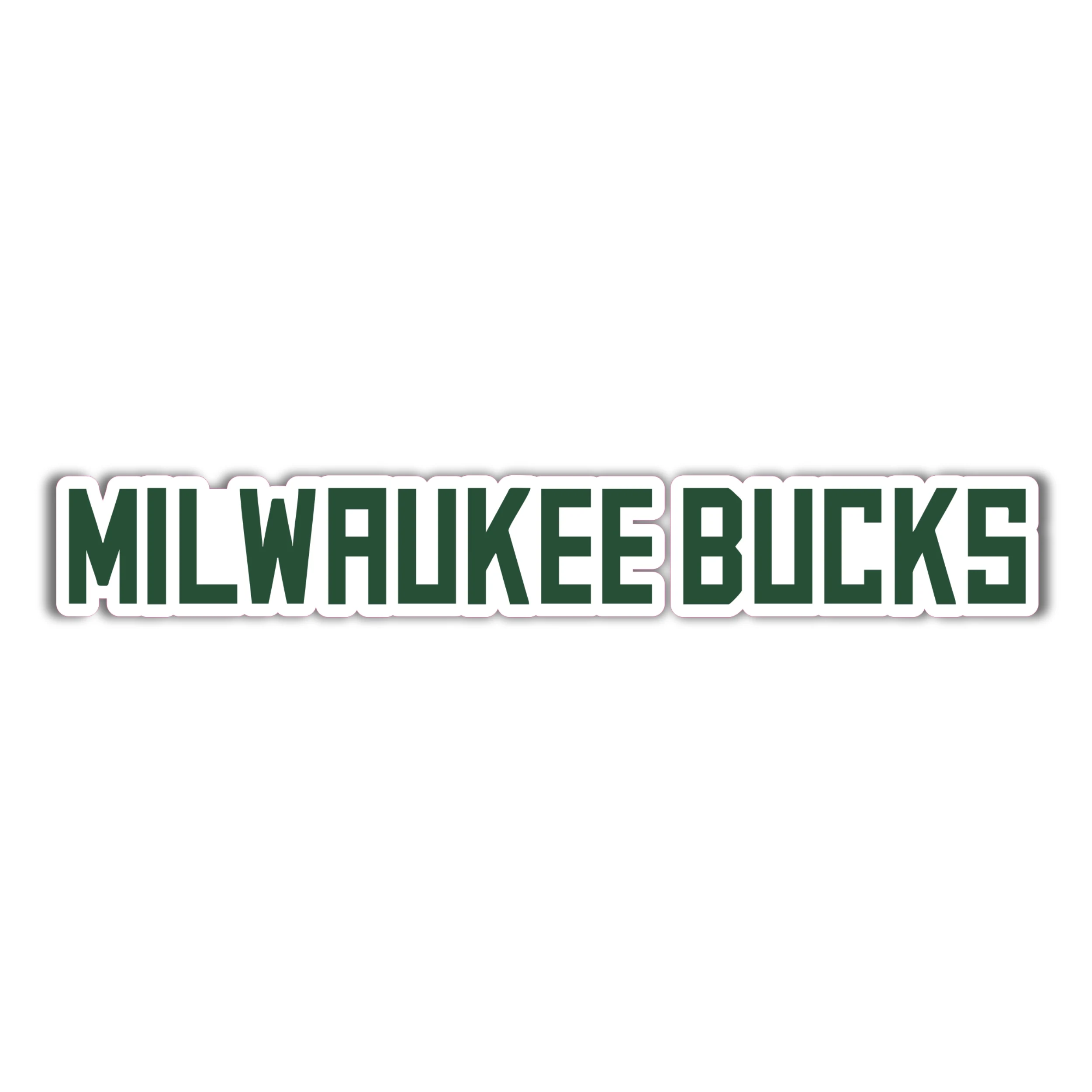 Milwaukee Bucks - Name Straight Across - Temporary Tattoo