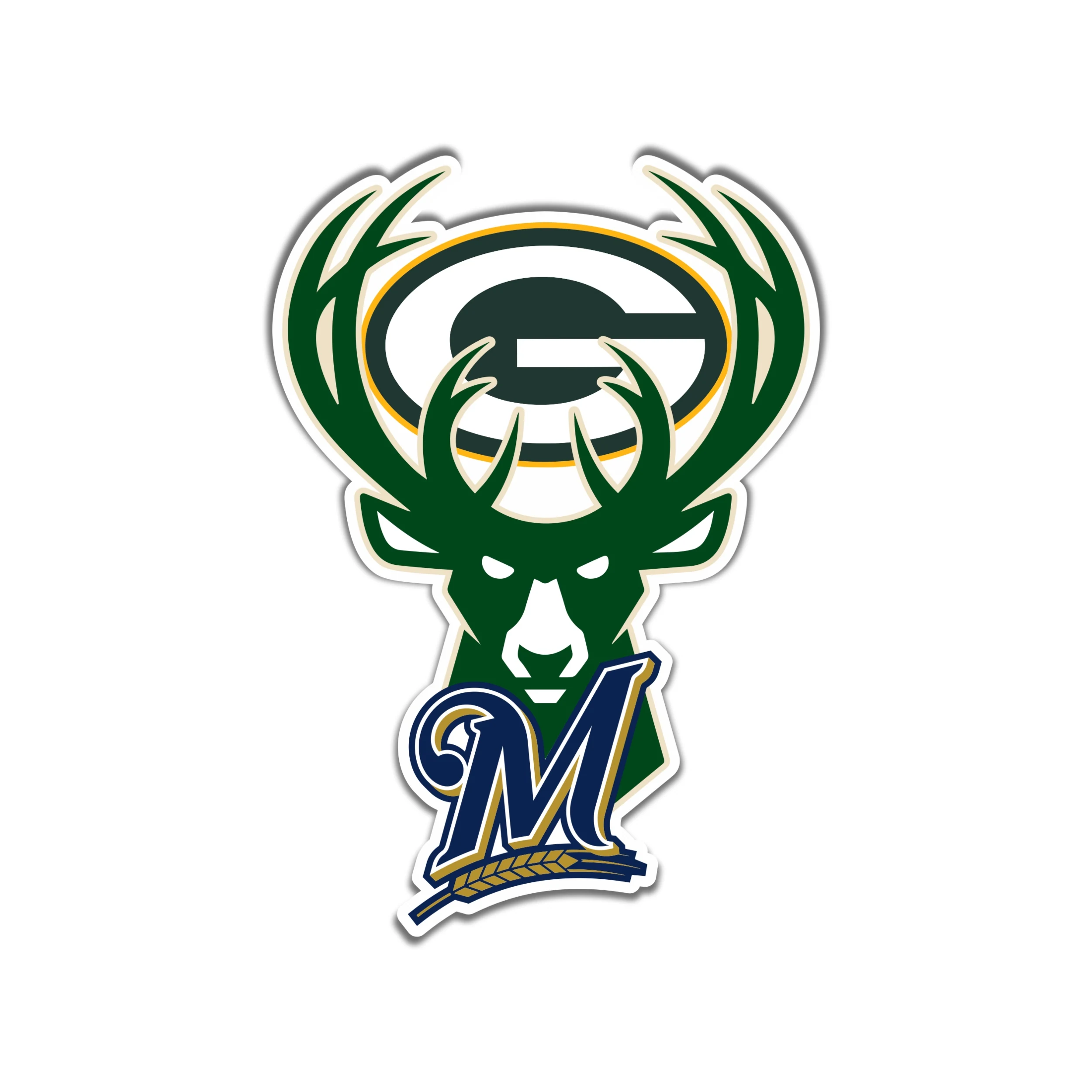 Milwaukee Bucks - Wisconsin Sports Team - Temporary Tattoo