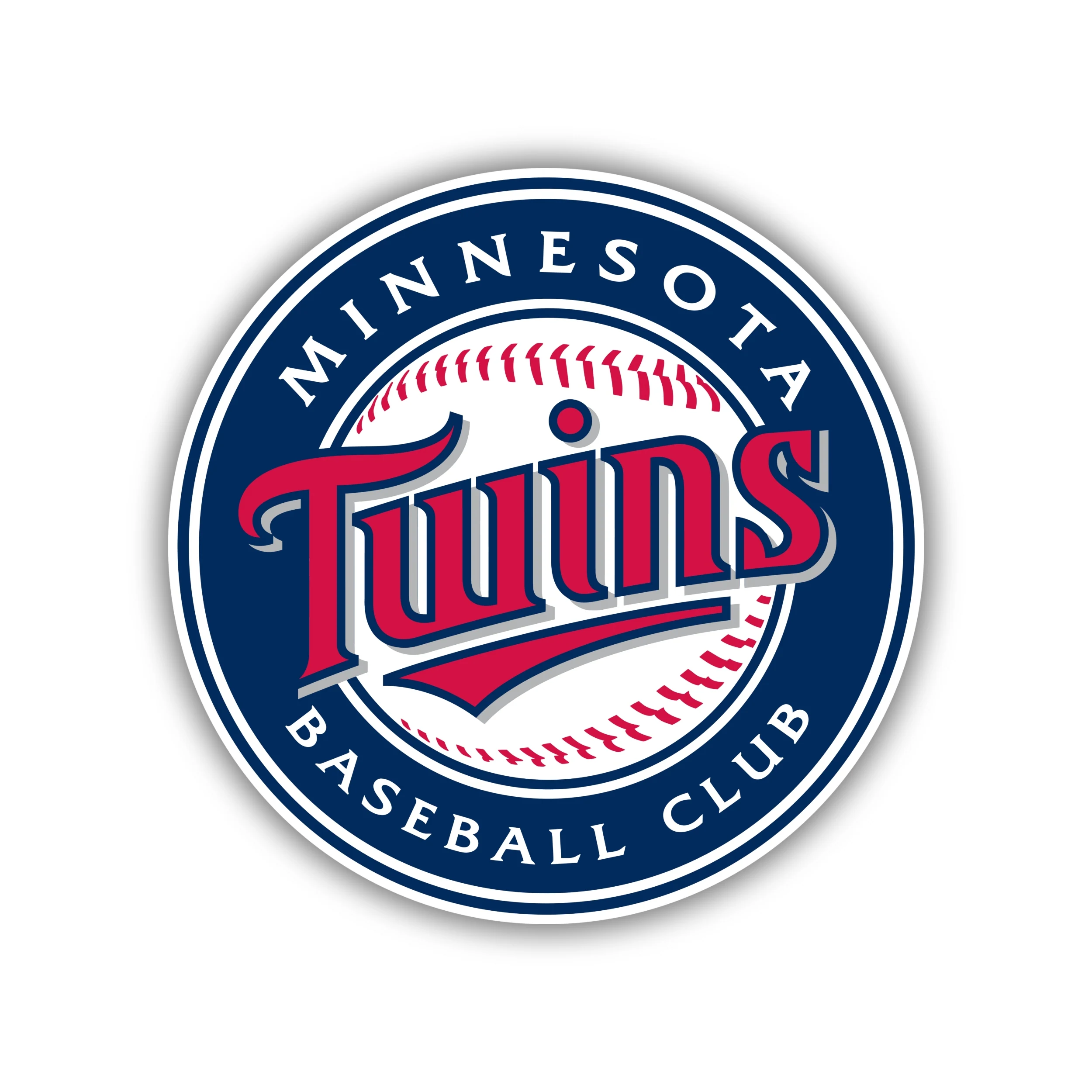 Minnesota Twins - Blue Circle Baseball Club - Temporary Tattoo