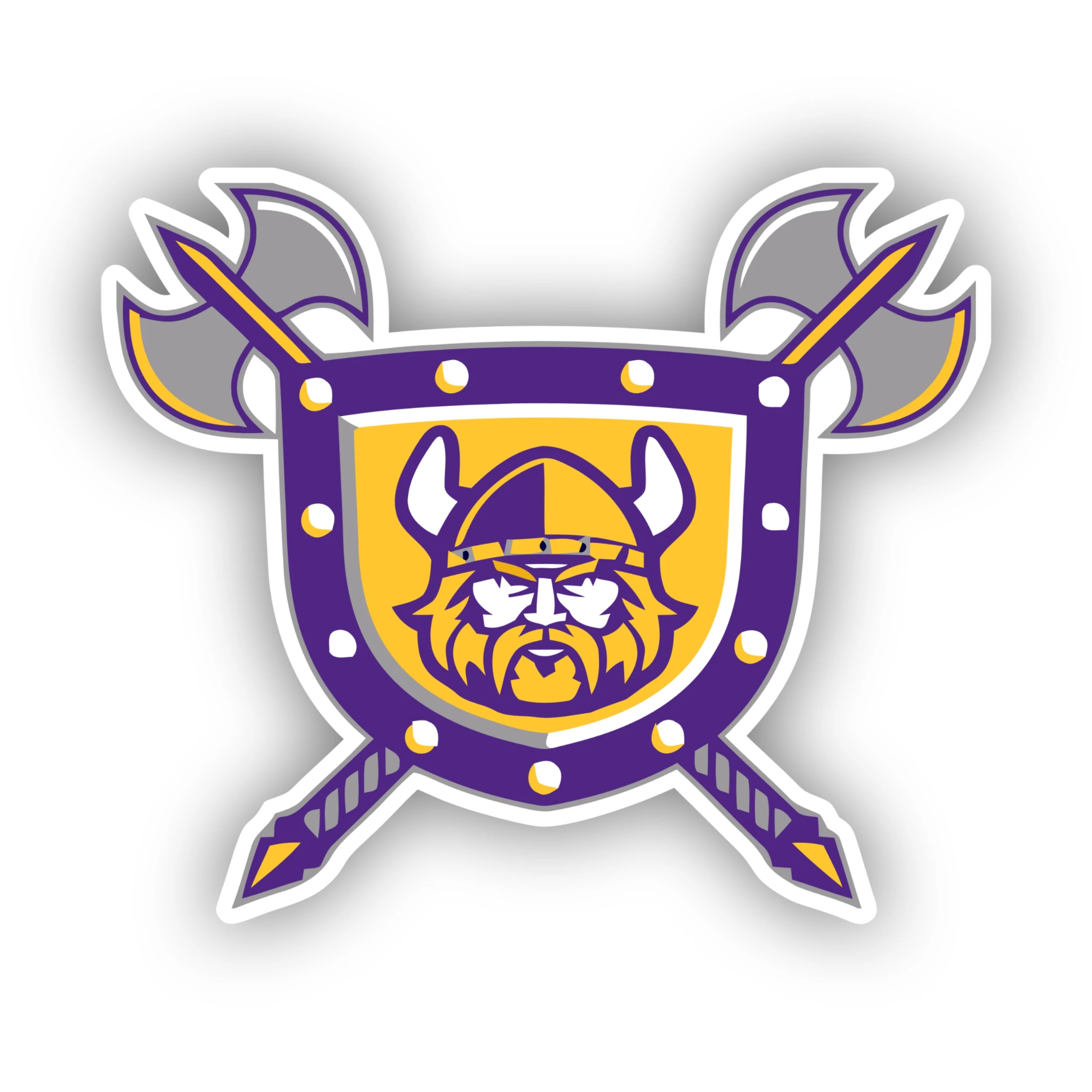 Minnesota Vikings Full Color Vinyl Sticker - Custom Size