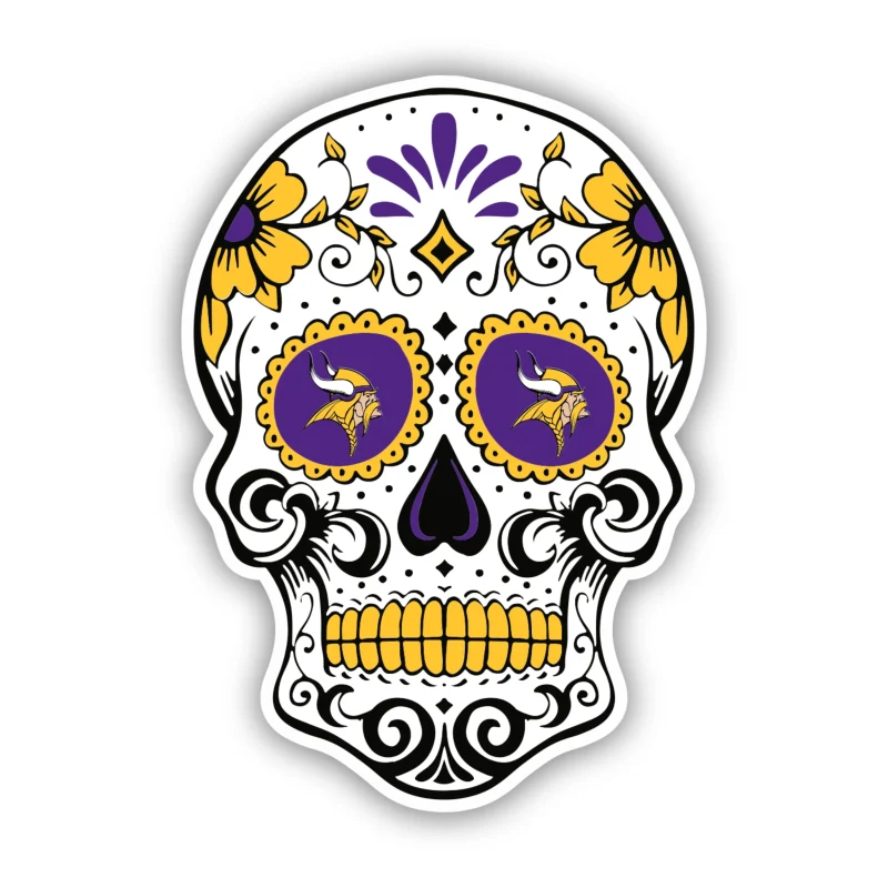 Minnesota Vikings - Skull - Custom Size