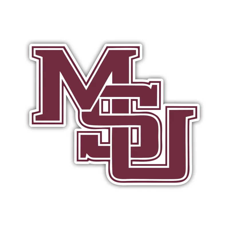 Mississippi State Bulldogs Full Color Vinyl Decal - Custom Size