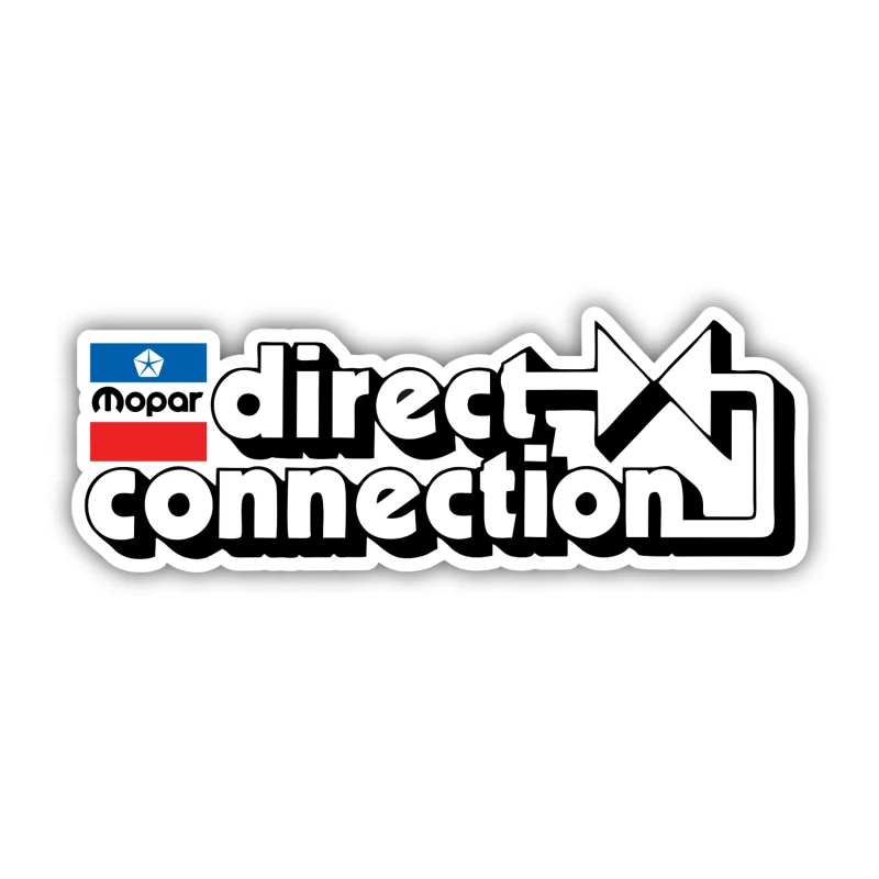 Mopar- Direction Connection - Full Color Vinyl Decal - Custom Size